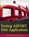 Testing ASP.NET Web Applications (Wrox Programmer to Programmer)