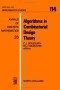 Algorithms in Combinatorial Design Theory (Mathematics Studies)