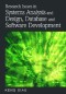 Research Issues in Systems Analysis and Design, Databases and Software Development